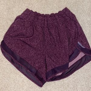 Purple Athleta Running Shorts